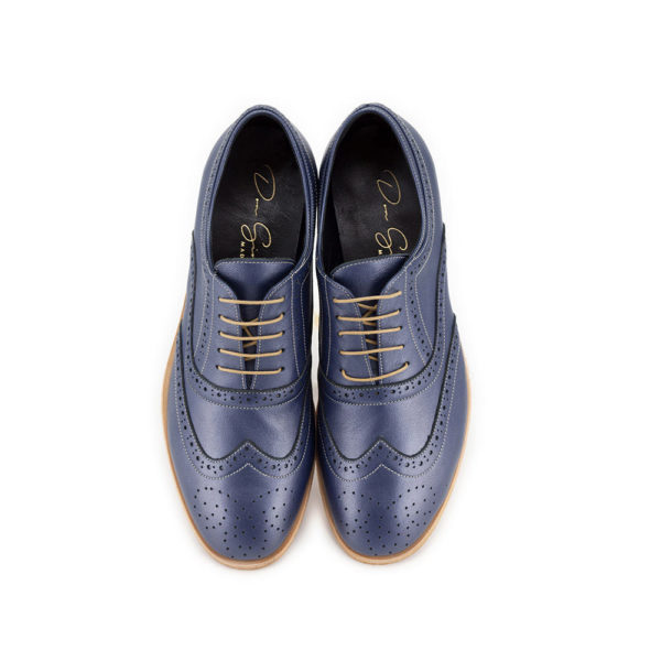Men's Blue brogue shoes