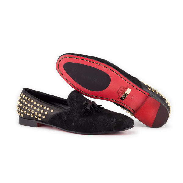 Loafers with tassels and studs