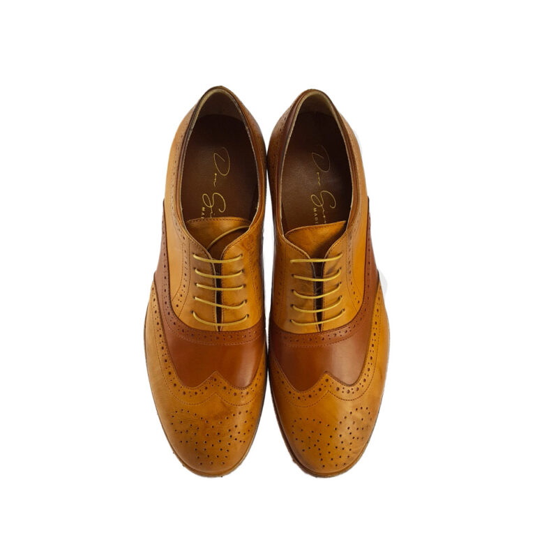 Scarpe stringate bicolore